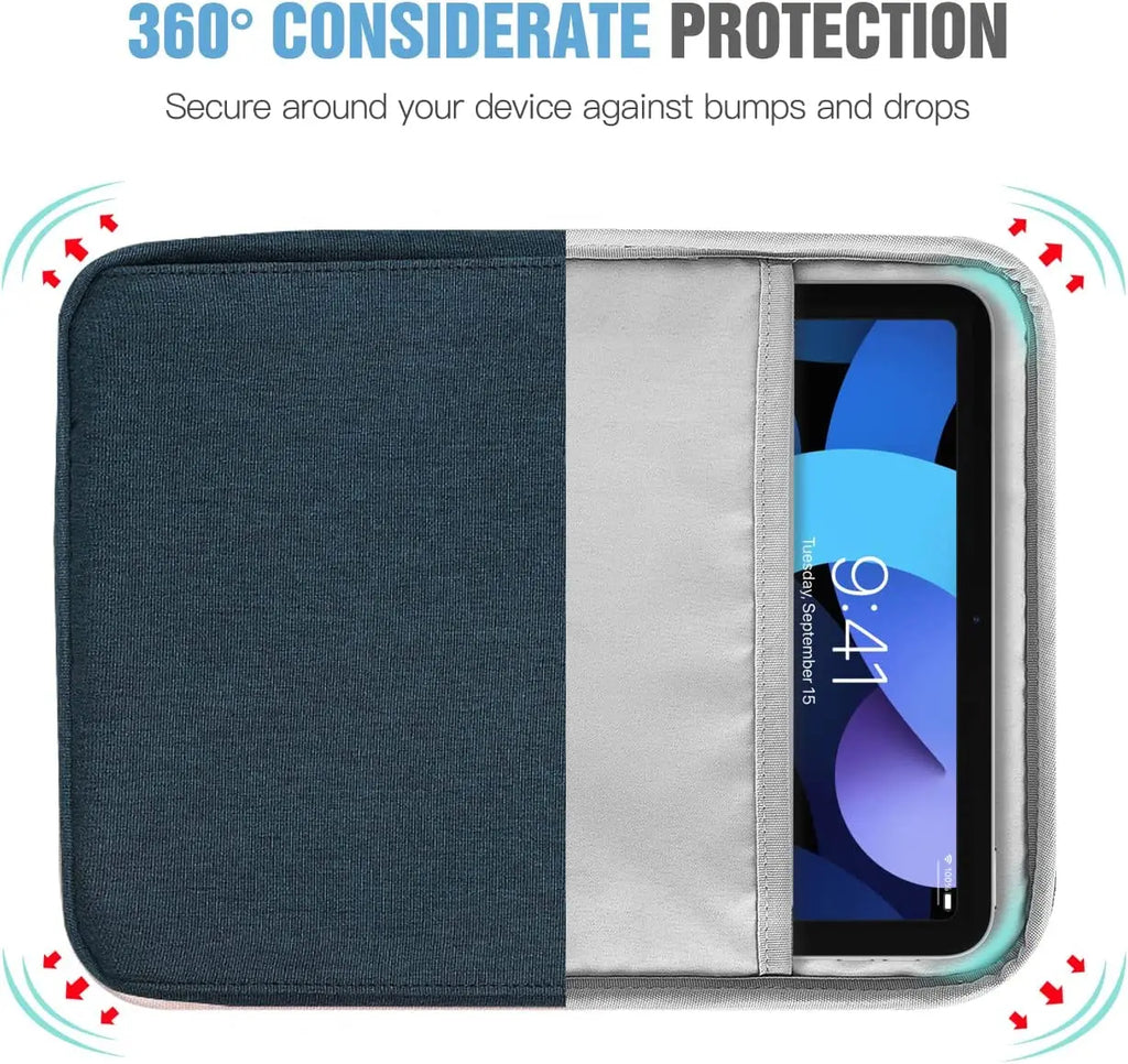 Tablet Sleeve Bag For Samsung Galaxy Tab S7 FE Plus A8 S6 Lite Case Shockproof Cover For Xiaomi Pad 5 Pro Redmi Pad Case Pouch