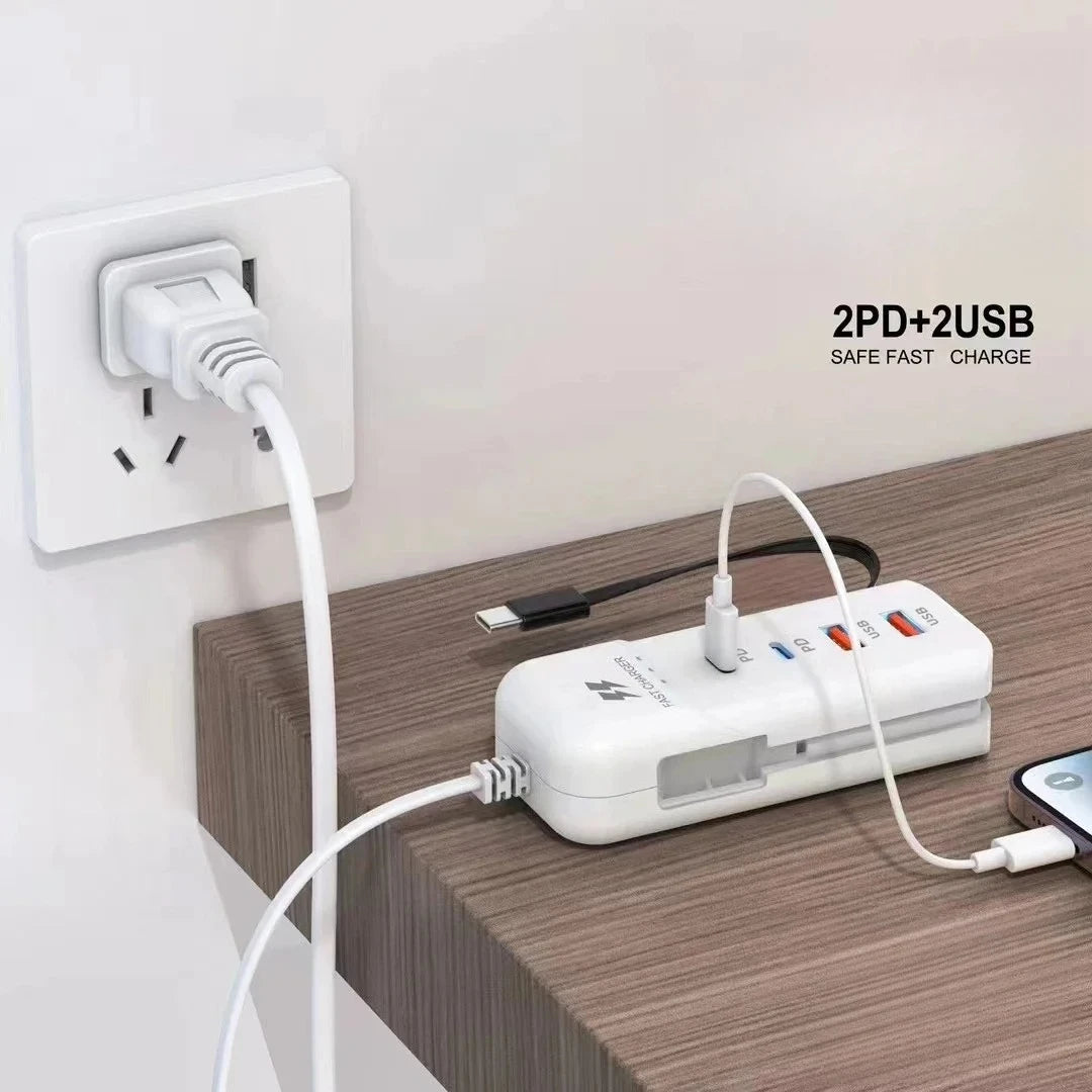 USB Charger PD Type C Fast Charge Quick Wall Chargers Multiport USB Hub Adapter Mobile Phone EU/US Plug USB Type C Quick Charger