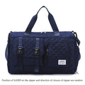 Durable Nylon Travel Duffle Bag, Portable Sports Gym Bag for Overnight Trips Shoulder Duffel Training Bag, Spacious Argyle