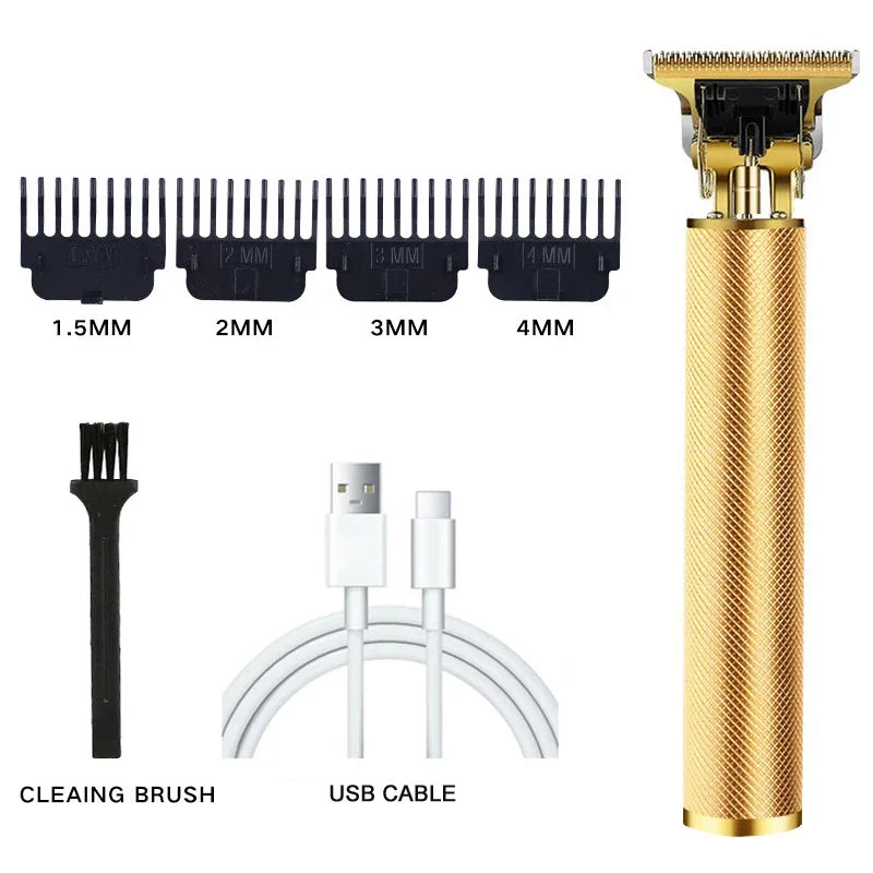 Professional T9 Hair Clipper For Mens USB Fast Rechargeable Beard Care Tools Provide Comfortable Precise Shaving Hair Trimmer