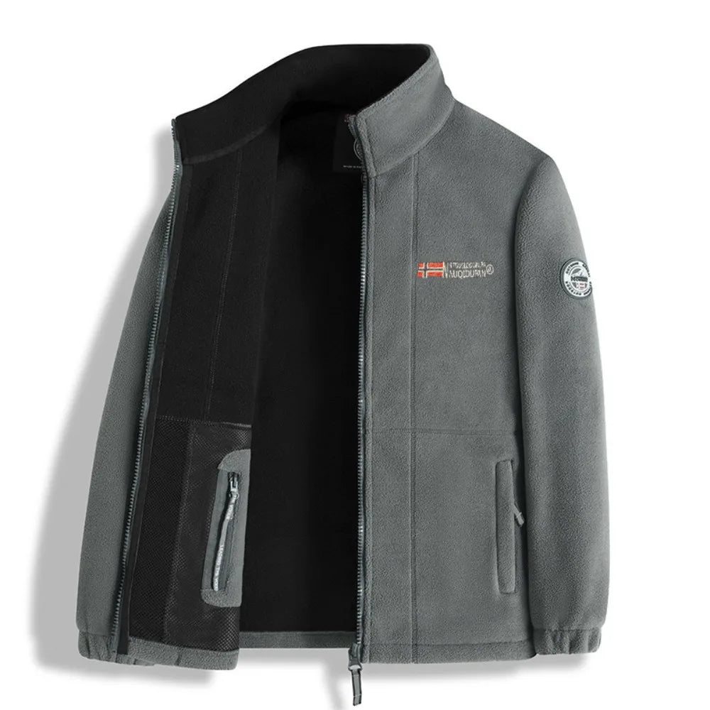 Men Winter Jacket New Arrival Polar Fleece Outwear Thick Fleece Lined Outdoor Man Autumn Jacket Coat