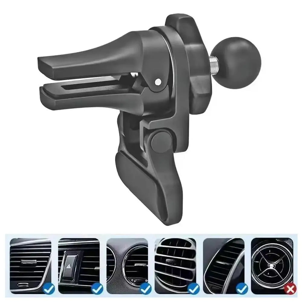 Universal 17mm Ball Head Base for Car Phone Holder Car Air Vent Cellphone Stand GPS Brackets Car Air Outlet Clip Accessories