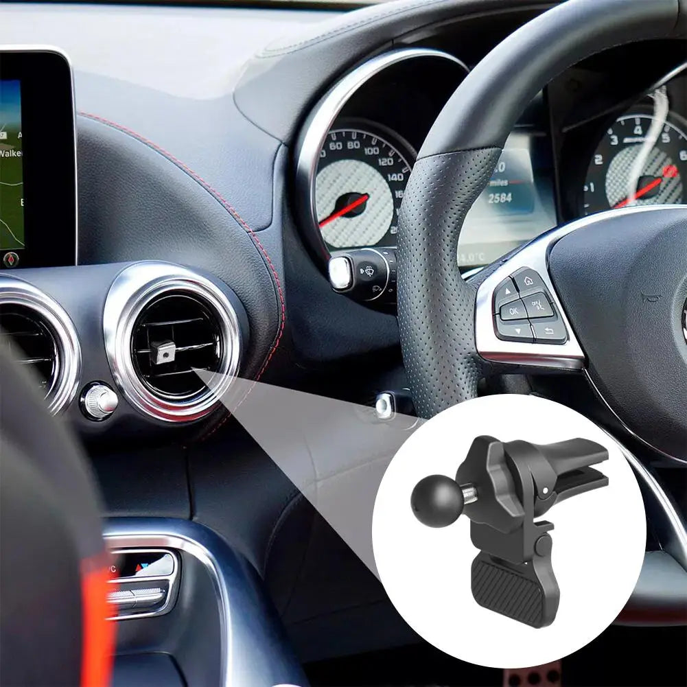 Universal 17mm Ball Head Base for Car Phone Holder Car Air Vent Cellphone Stand GPS Brackets Car Air Outlet Clip Accessories